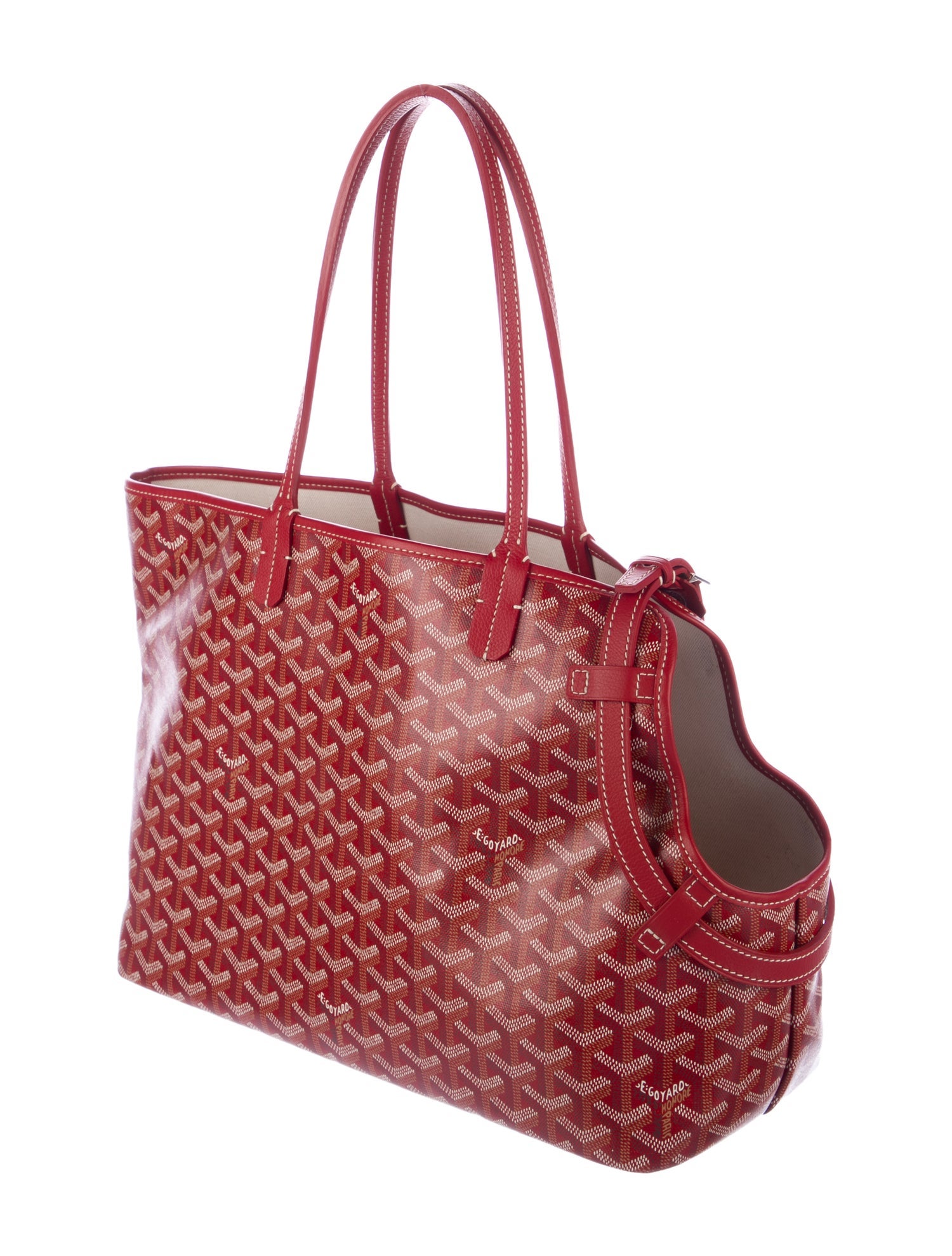 Goyard Goyardine Chien-Gris Pet Carrier
