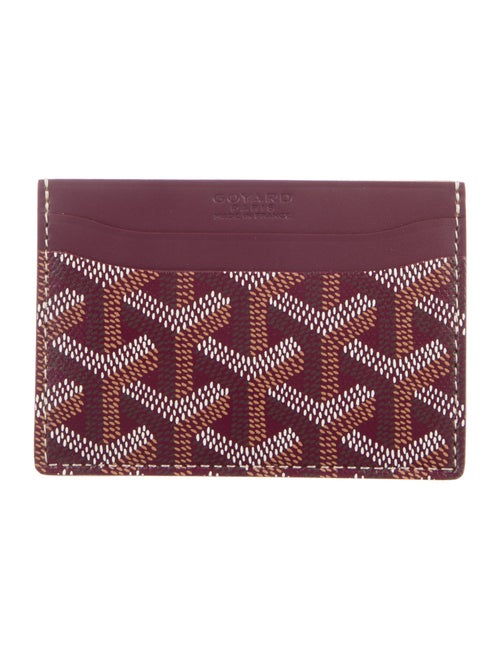 Goyard Leather Printed Card Holder