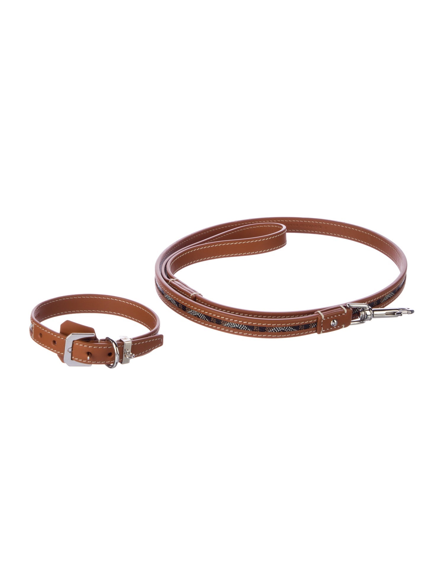 Goyard Goyardine Edmond Leash & Collar Set