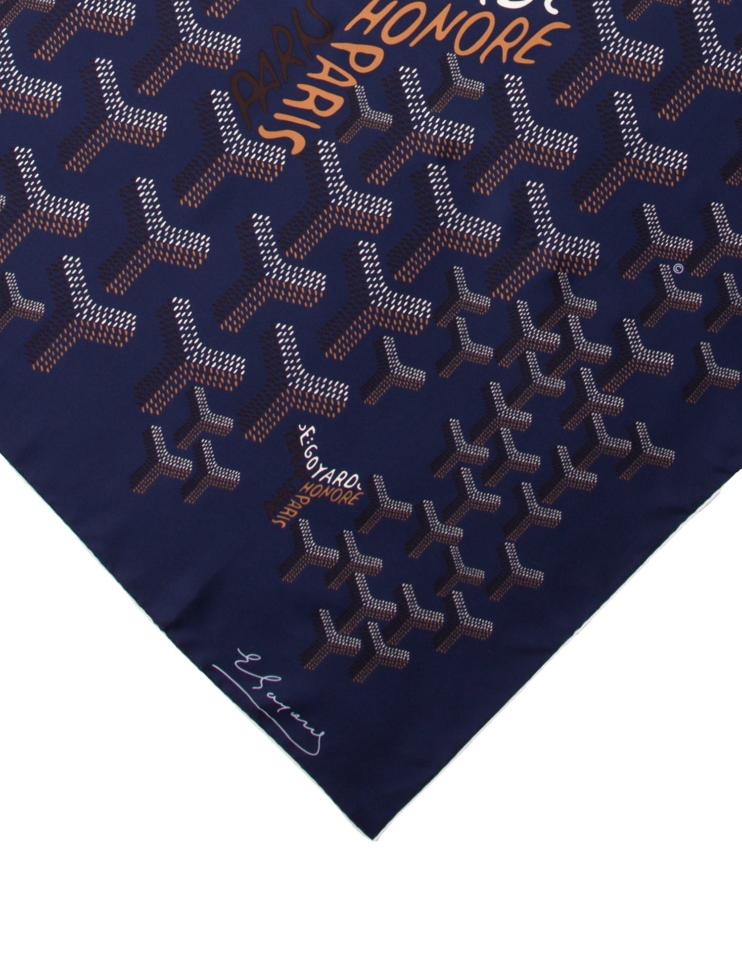 Goyard Silk Printed Scarf