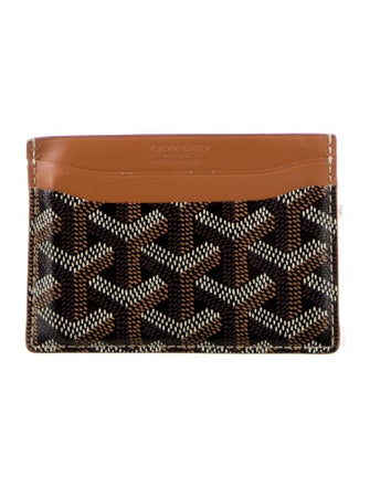 Goyard Goyardine St. Sulpice Leather Card Holder
