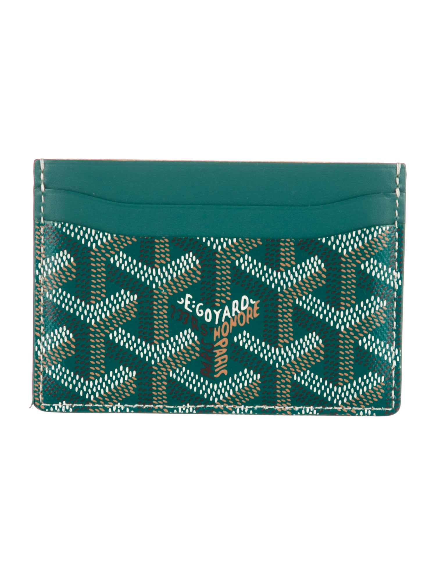 Goyard Saint Sulpice Card Holder w/ Tags Goyardine Card Holder