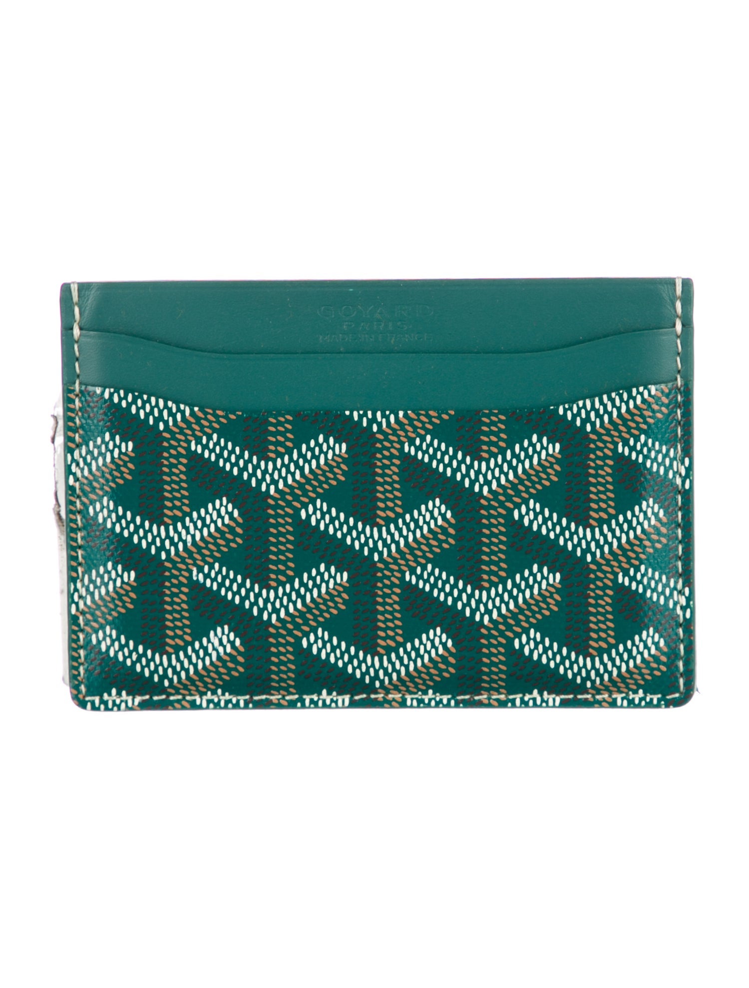Goyard Saint Sulpice Card Holder w/ Tags Goyardine Card Holder