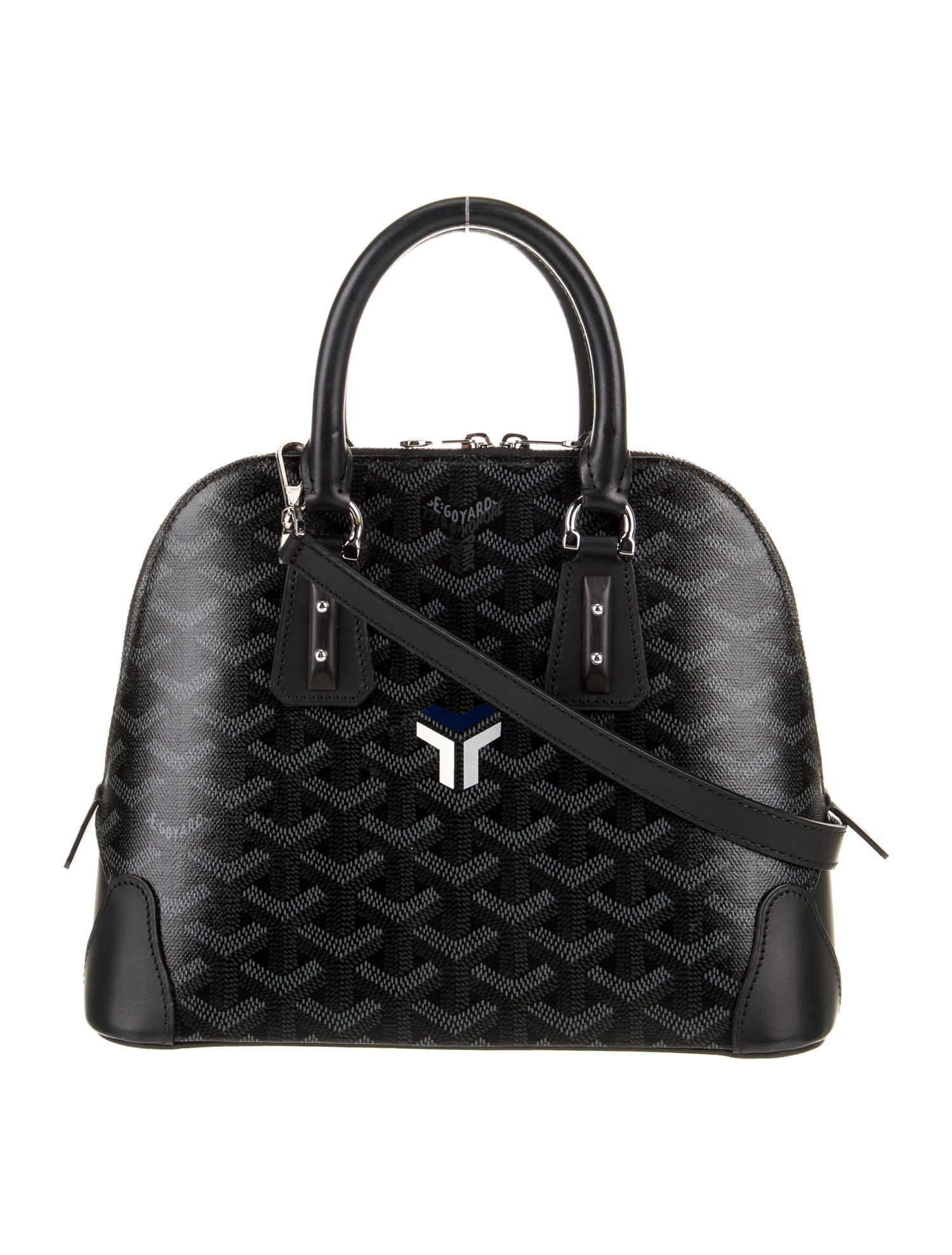 Goyard Goyardine Jet Black Vendome Mini