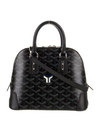 Goyard Goyardine Jet Black Vendome Mini
