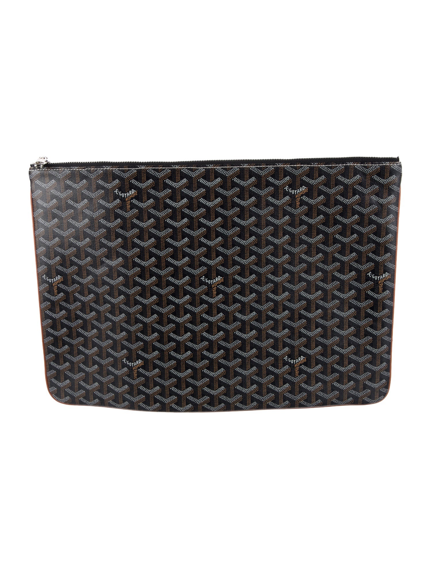 Goyard Leather Laptop Cover