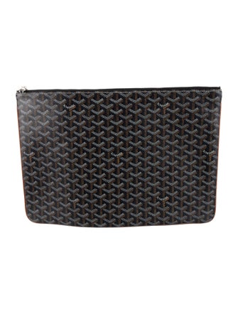 Goyard Leather Laptop Cover