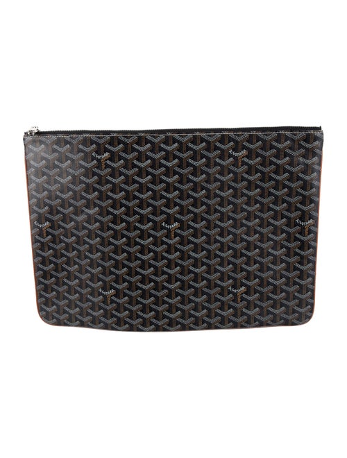 Goyard Leather Laptop Cover