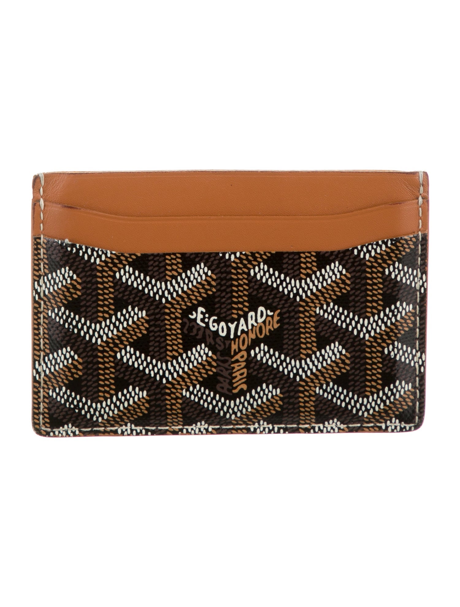 Goyard Goyardine Printed Card Holder w/ Tags