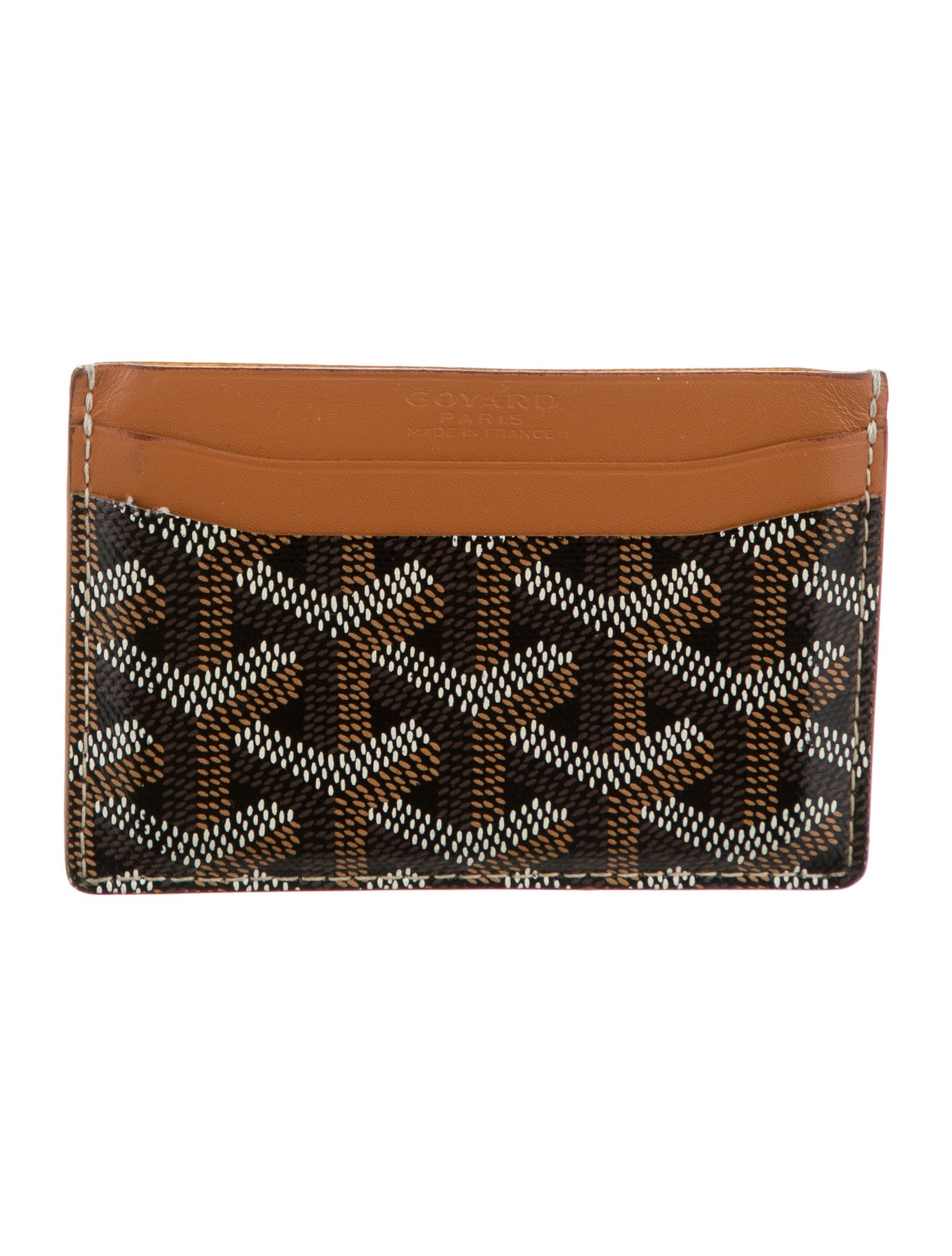 Goyard Goyardine Printed Card Holder w/ Tags