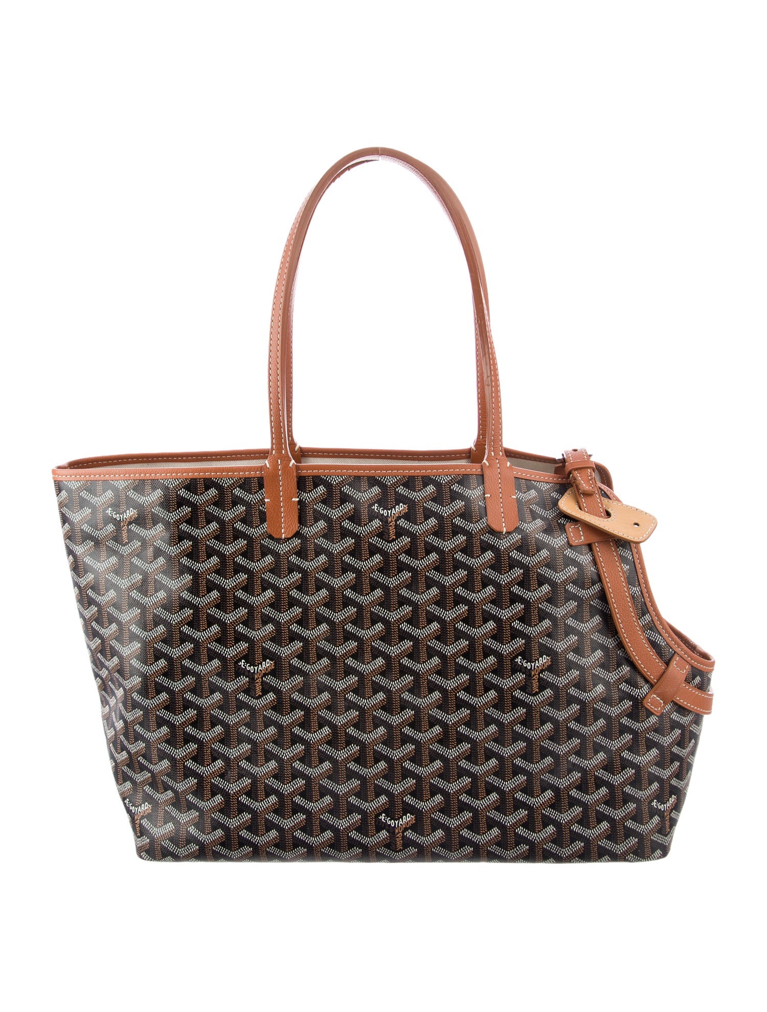 Goyard Goyardine Chien Gris Pet Carrier