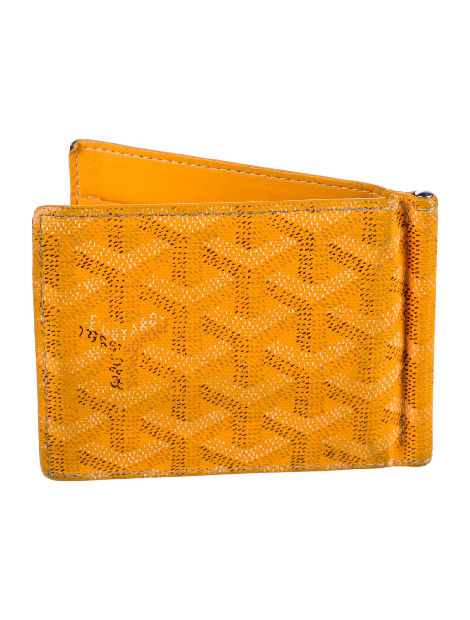 Goyard Leather Printed Wallet