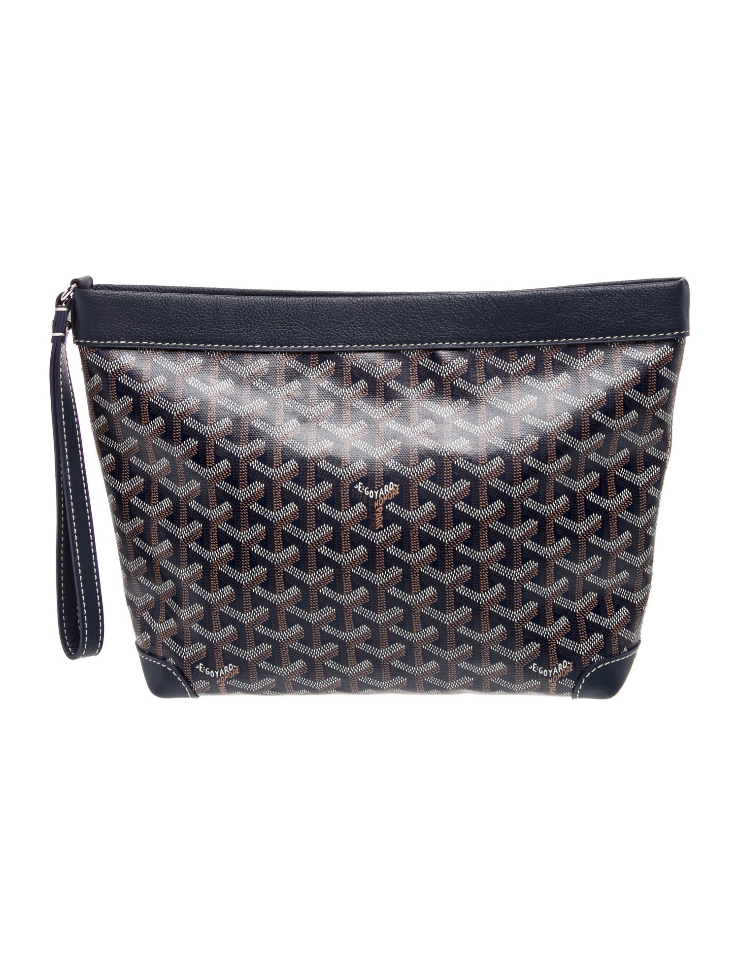 Goyard Goyardine Conti Pouch w/ Tags