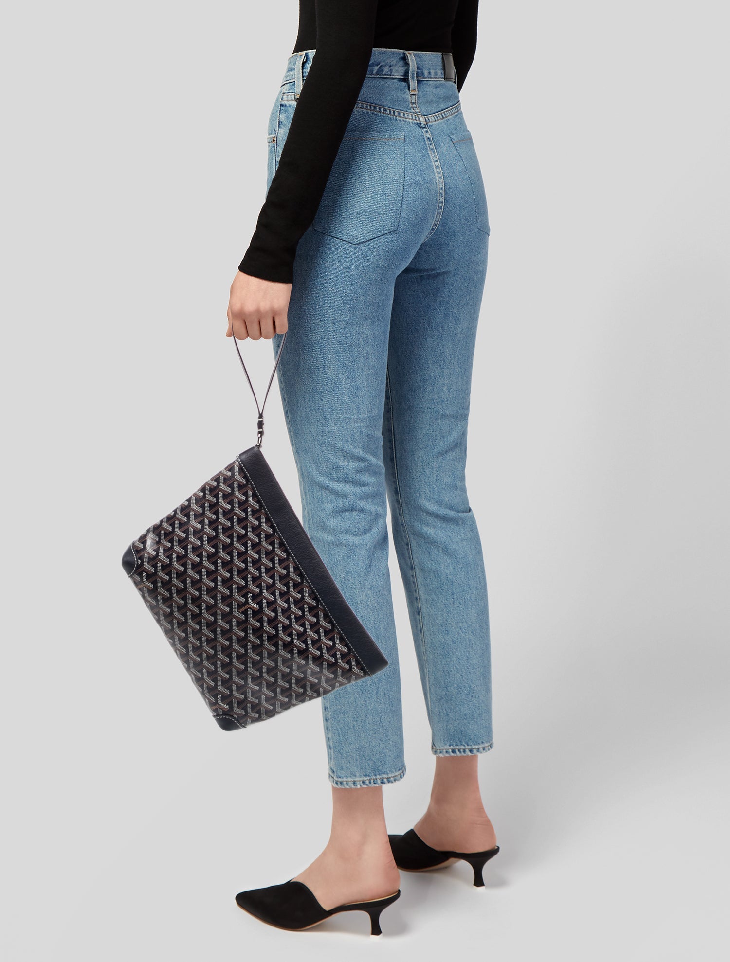 Goyard Goyardine Conti Pouch w/ Tags