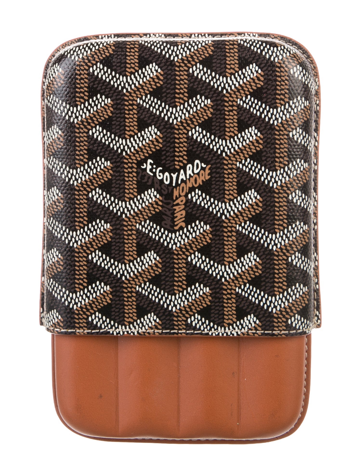 Goyard Goyardine Churchill 4 Cigar Case
