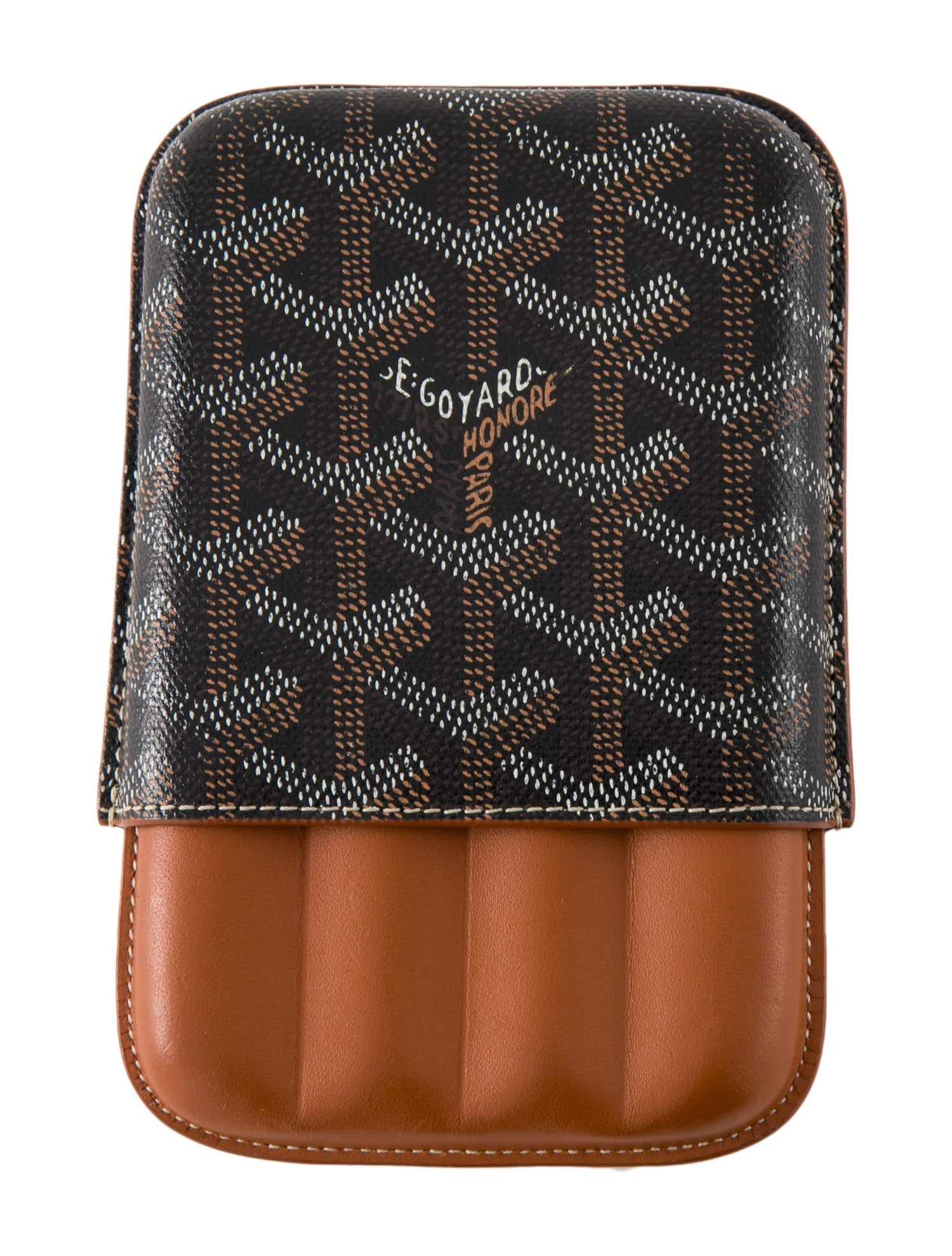 Goyard Goyardine Churchill 4 Cigar Case