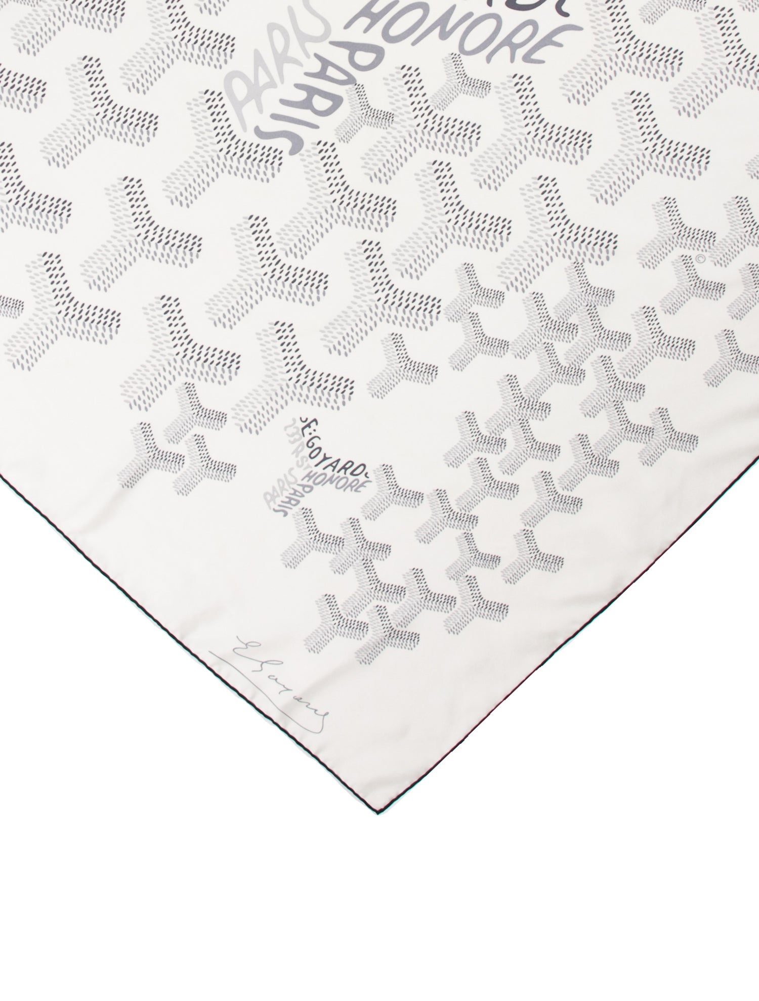 Goyard Silk Printed Scarf