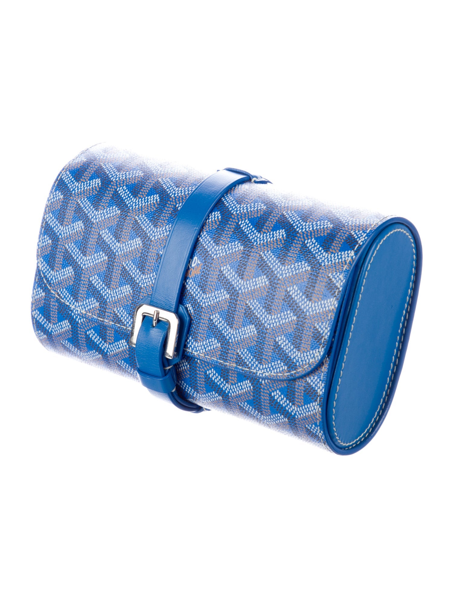 Goyard Goyardine Double Travel Watch Case