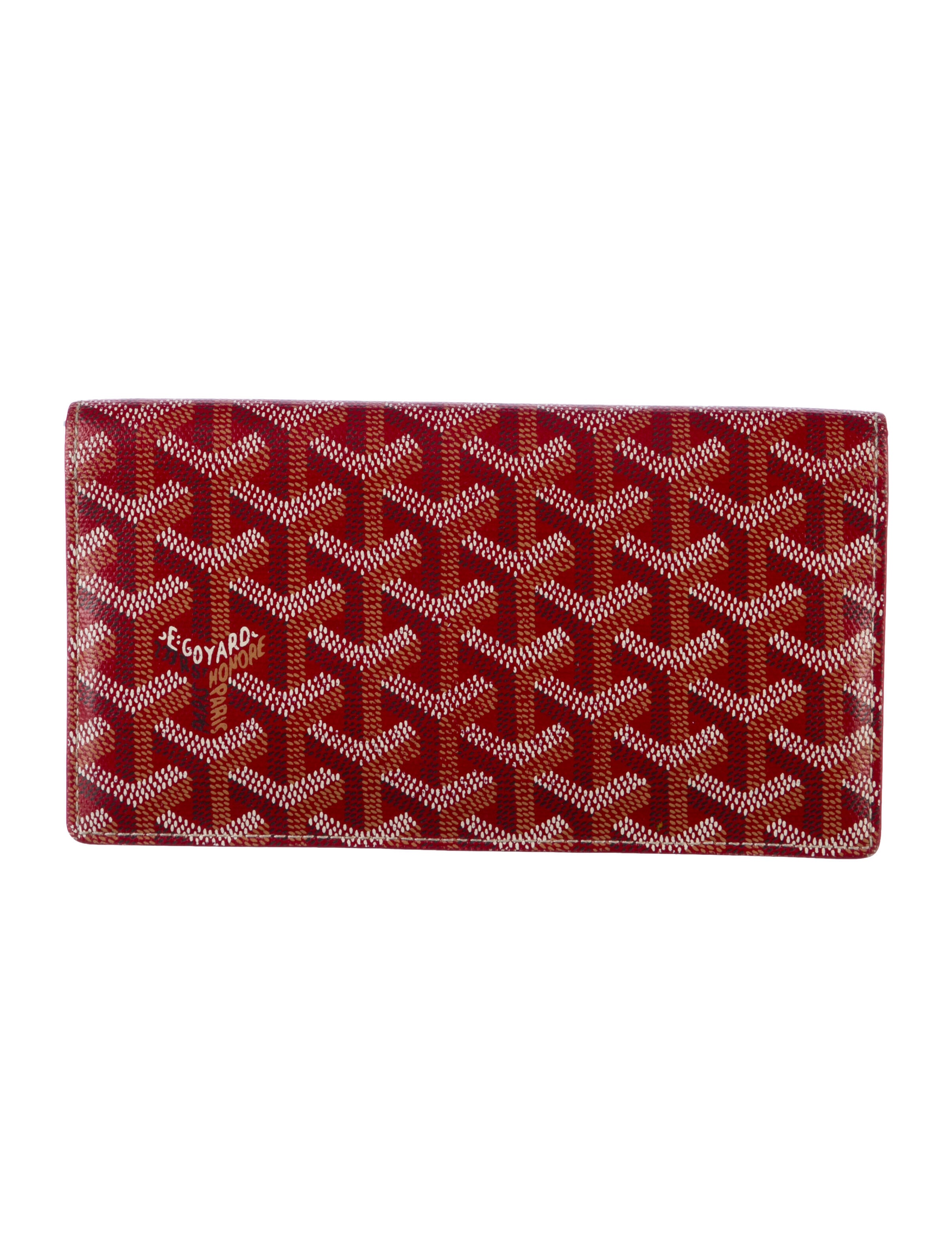Goyard Leather Printed Wallet