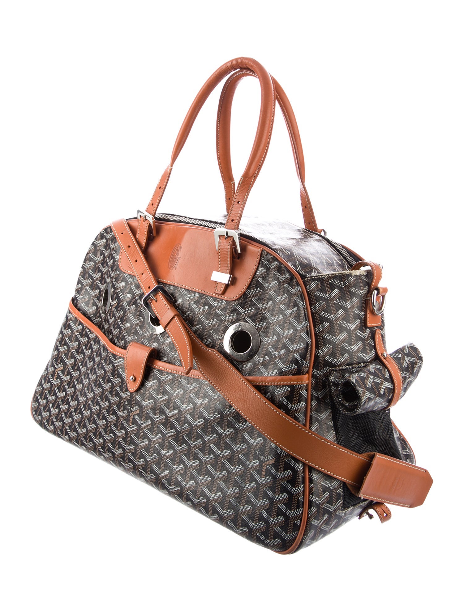 Goyard Goyardine Pet Carrier