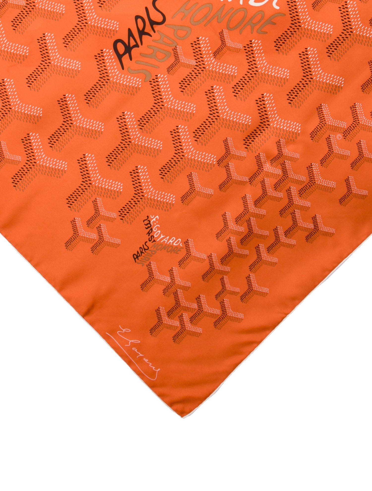 Goyard No. 1 Silk Scarf