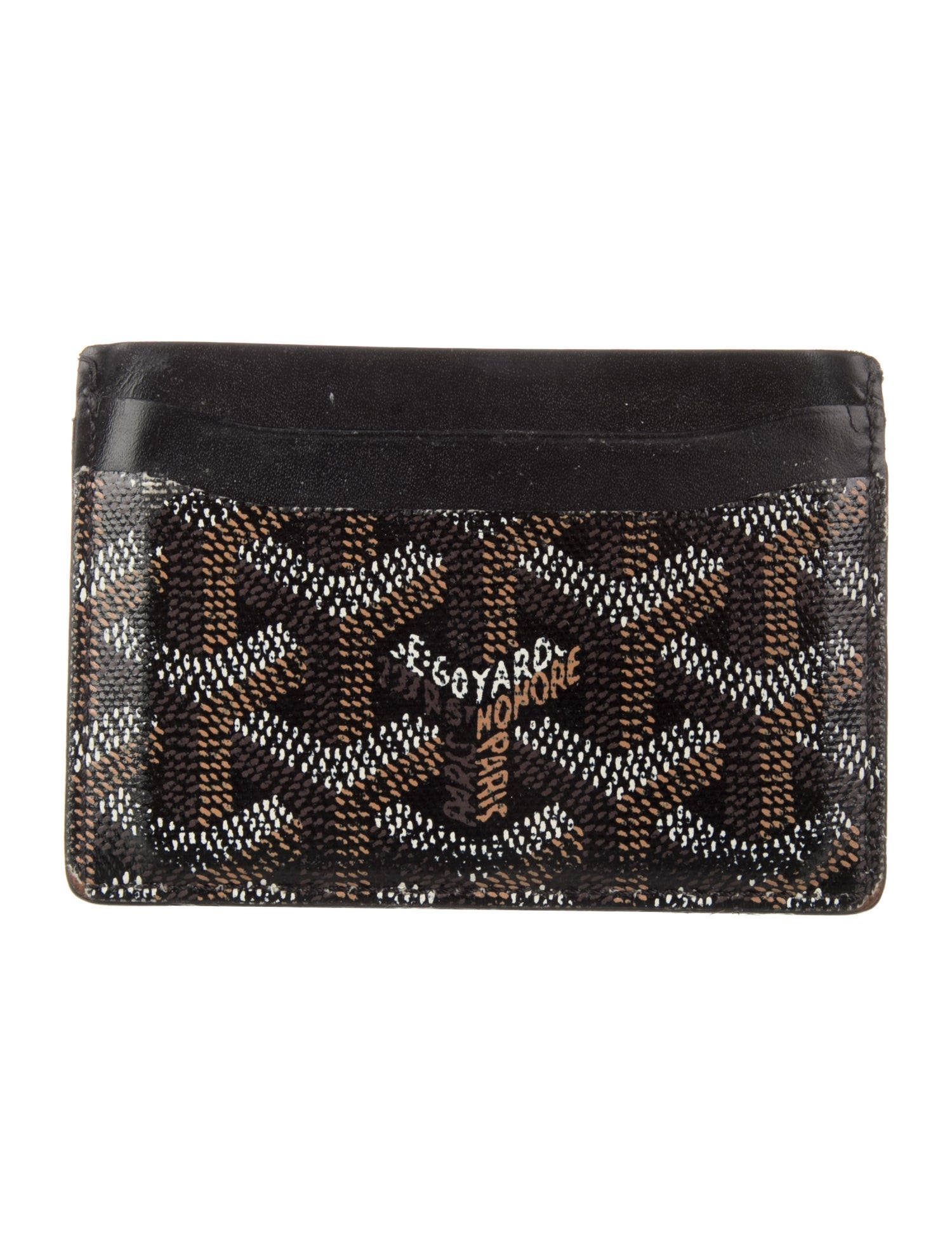 Goyard 2021 Goyardine Saint Sulpice Card Case Wallet