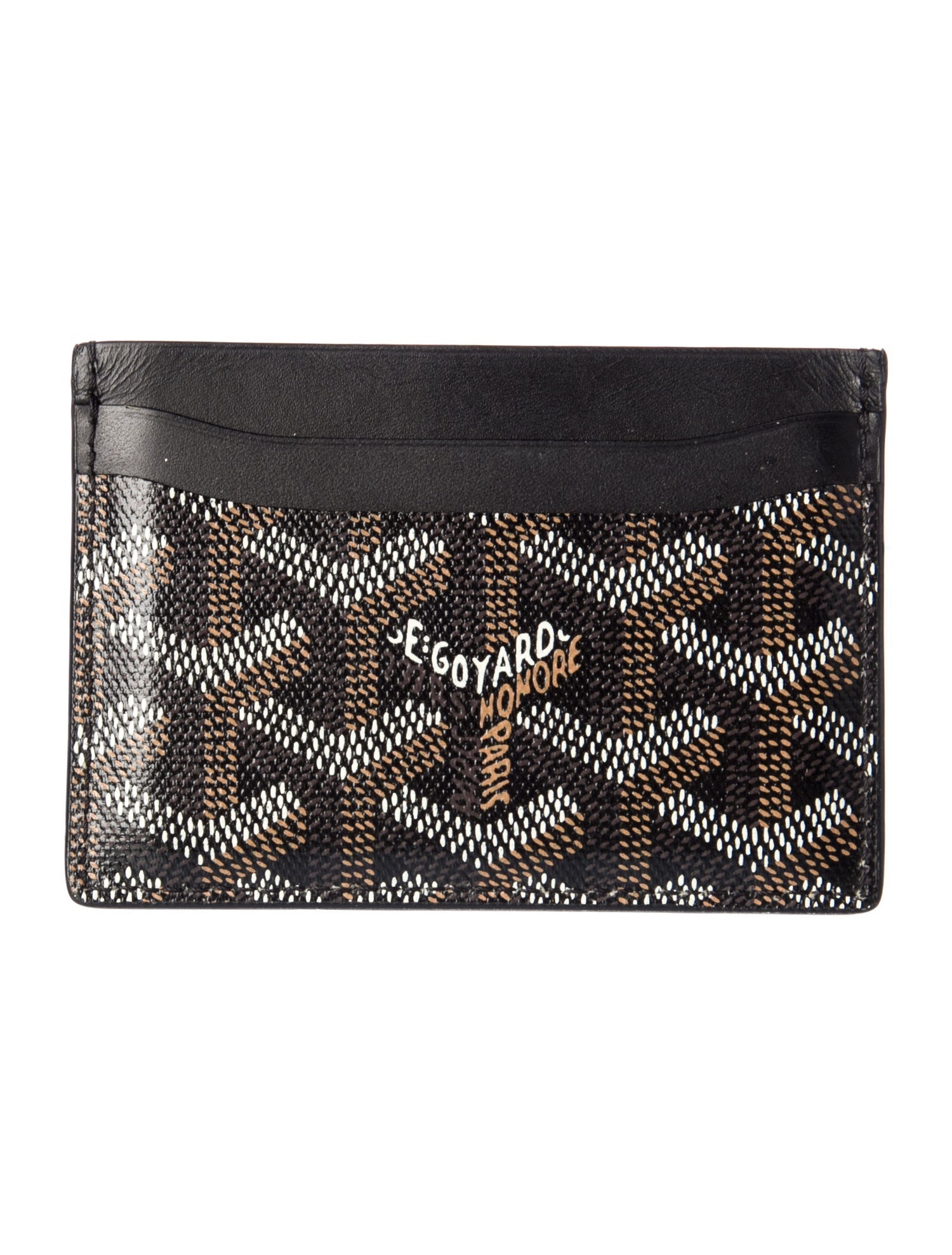 Goyard 2017 Goyardine Saint Sulpice Card Holder Card Holder