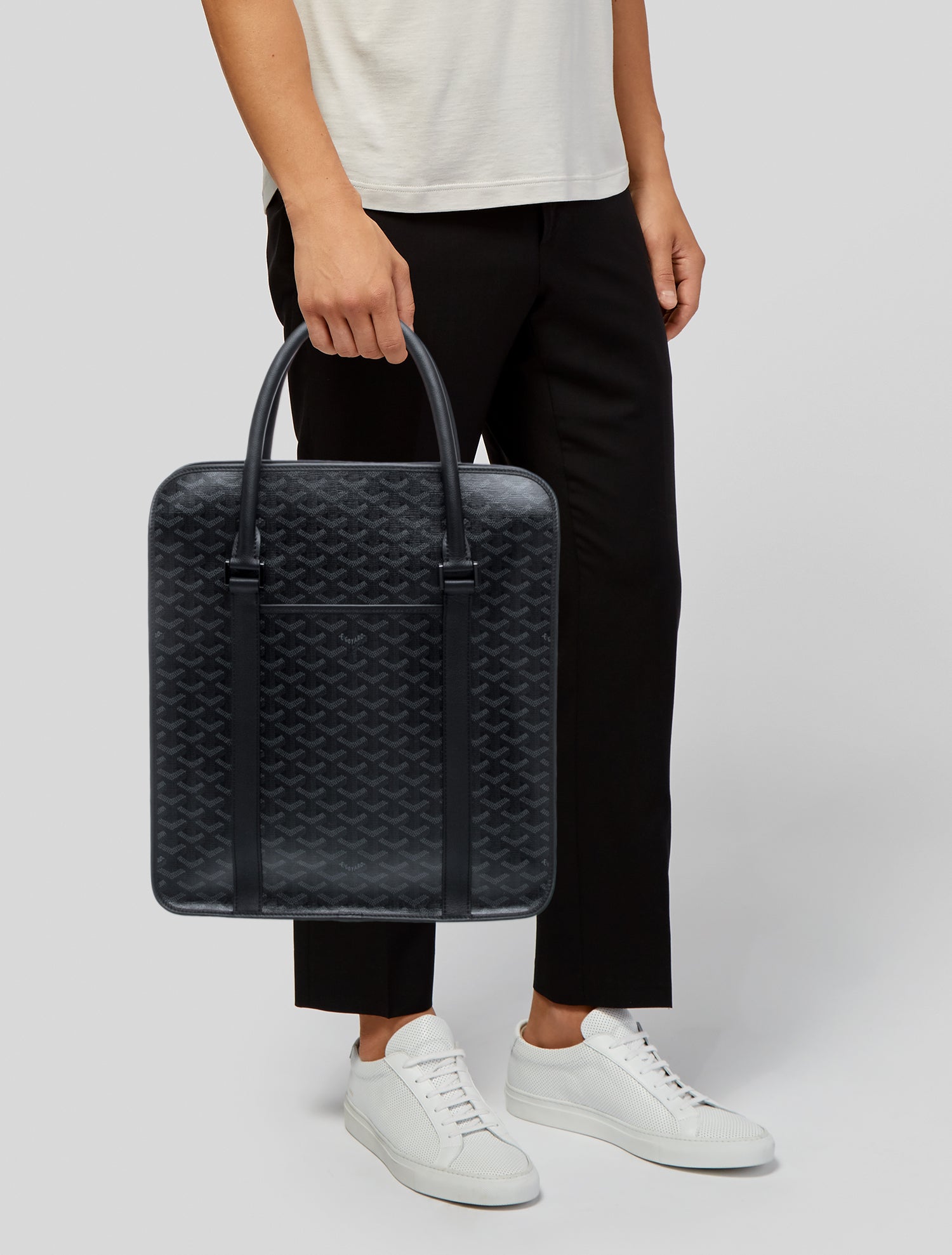 Goyard Goyardine Briefcase w/ Tags