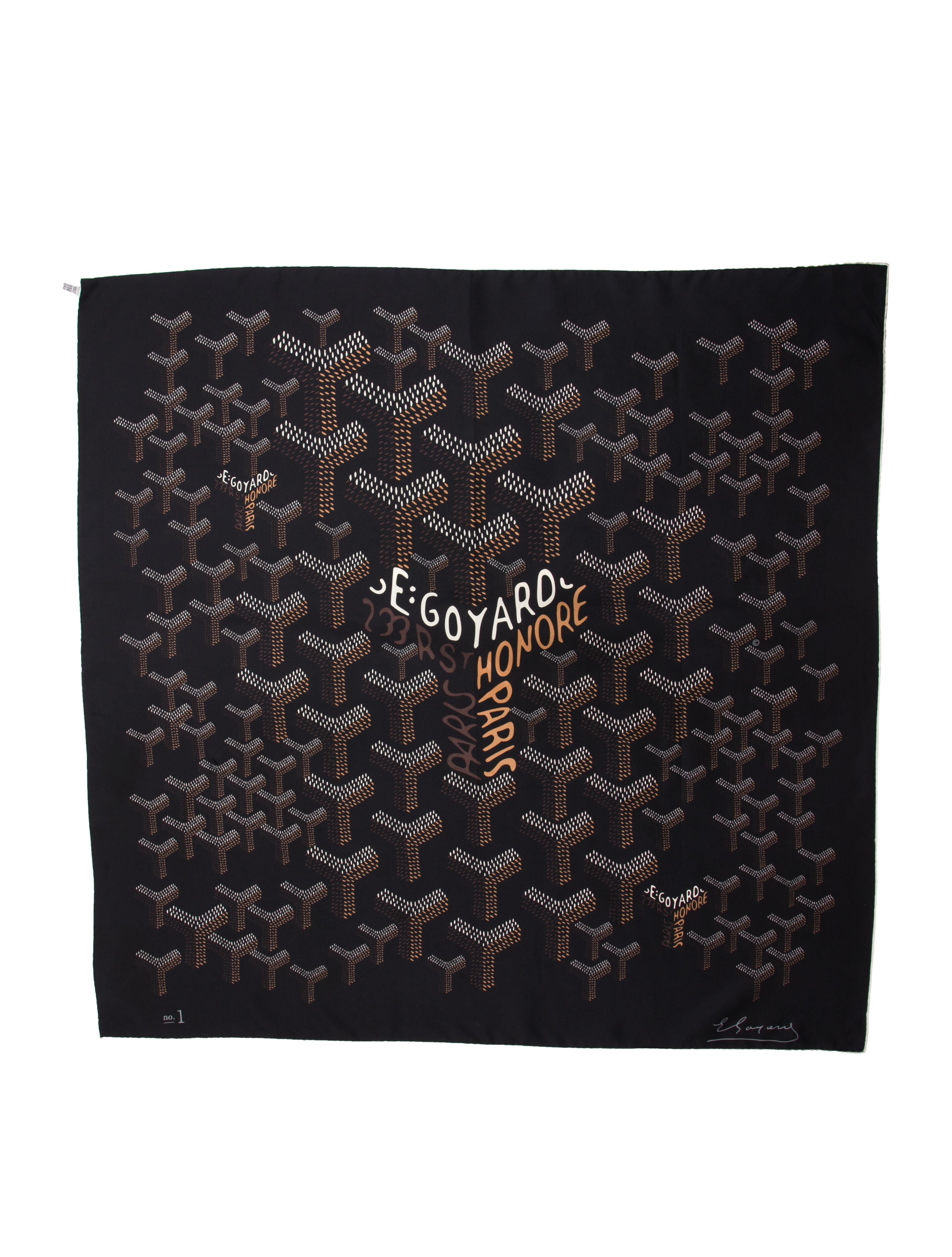 Goyard Silk Printed Scarf