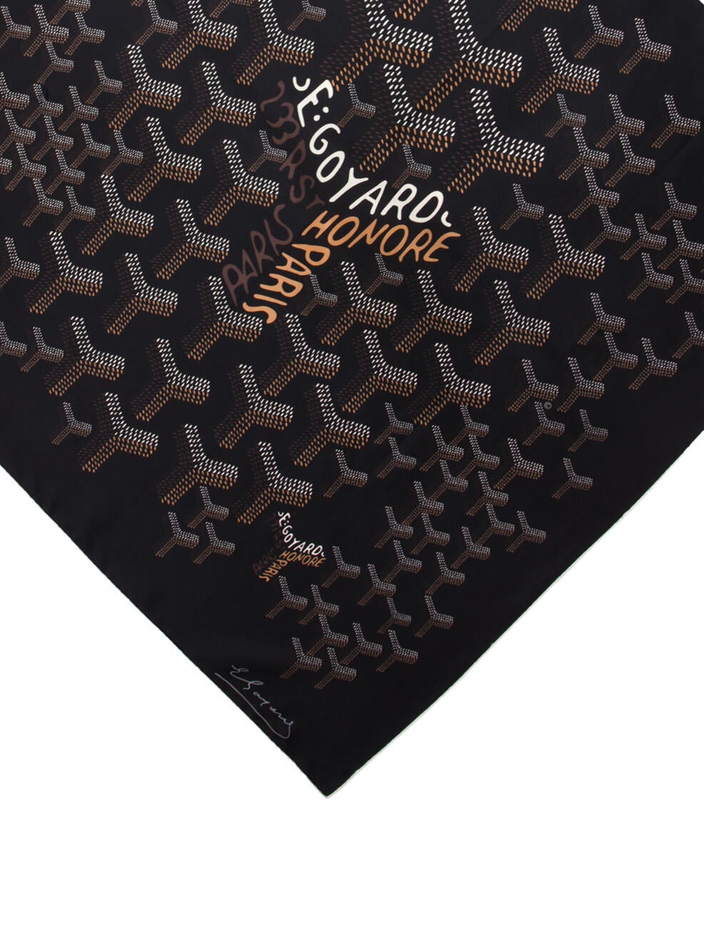 Goyard Silk Printed Scarf