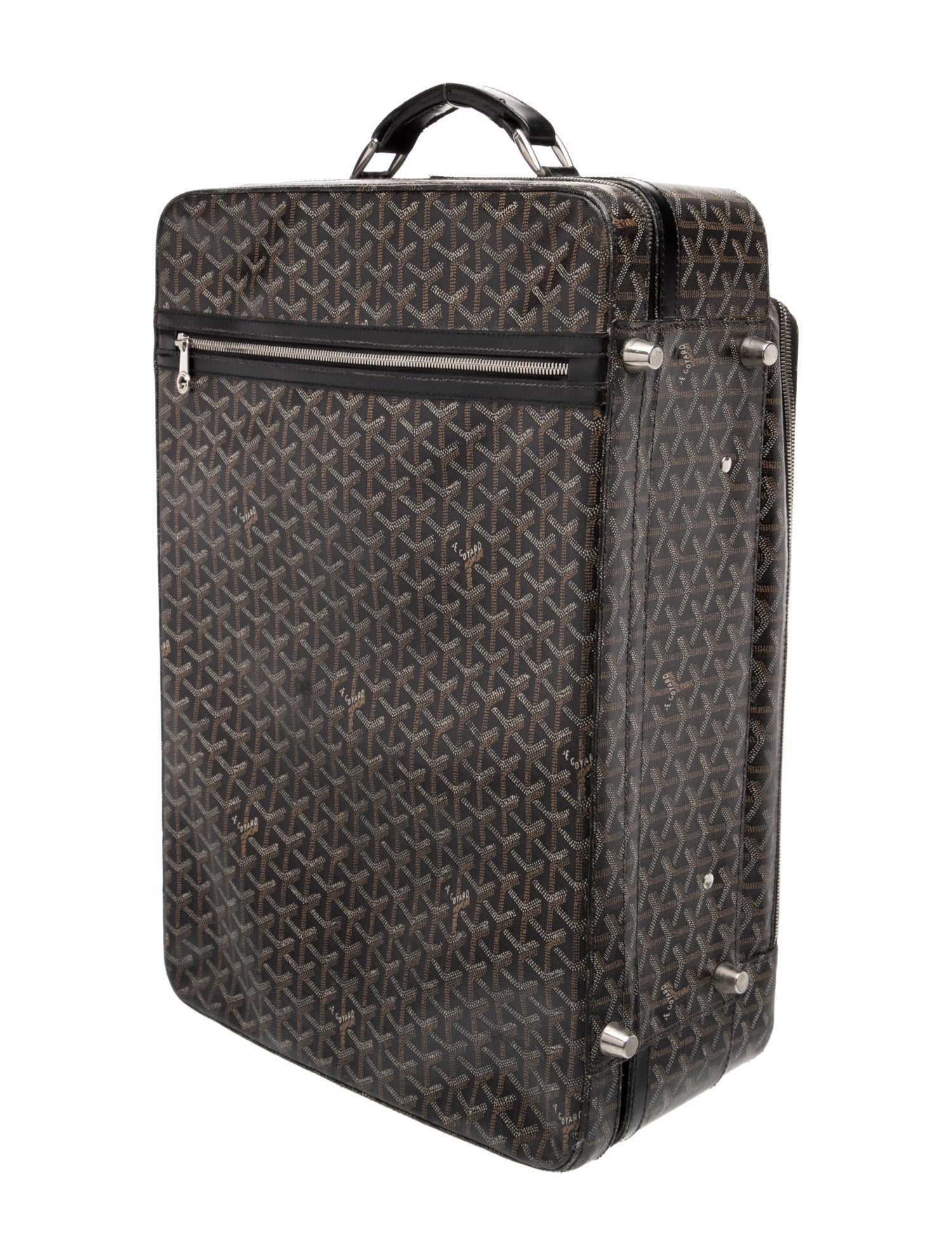 Goyard Goyardine Rolling PM Trolley Luggage