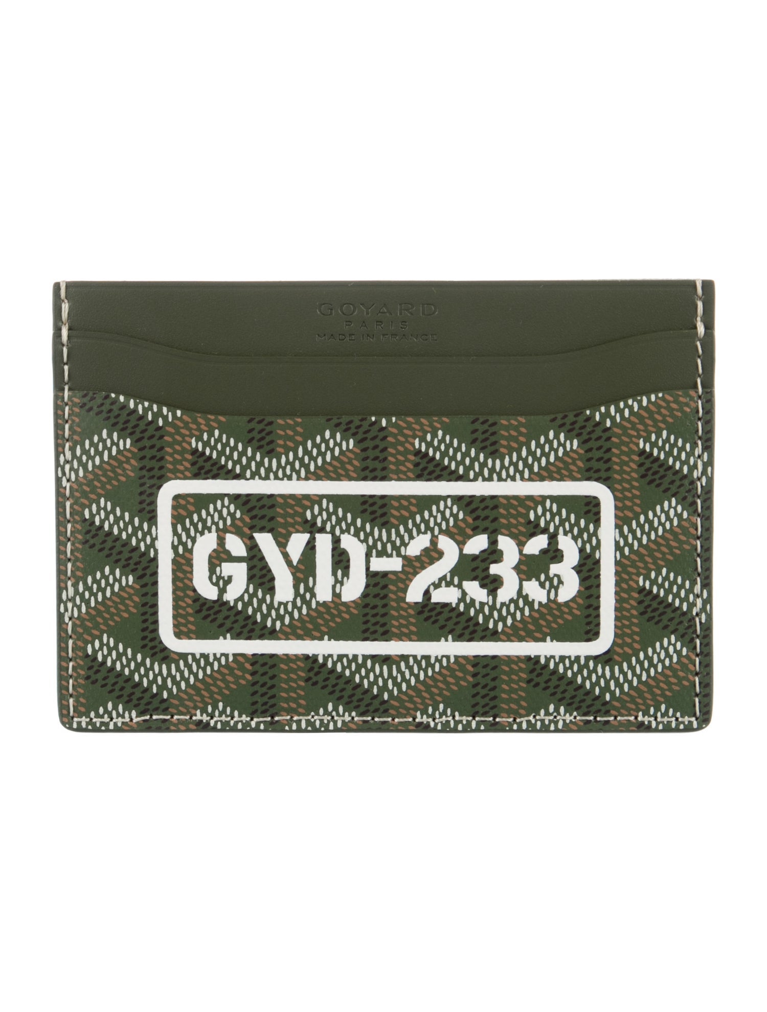 Goyard Embossed Leather Printed Card Holder