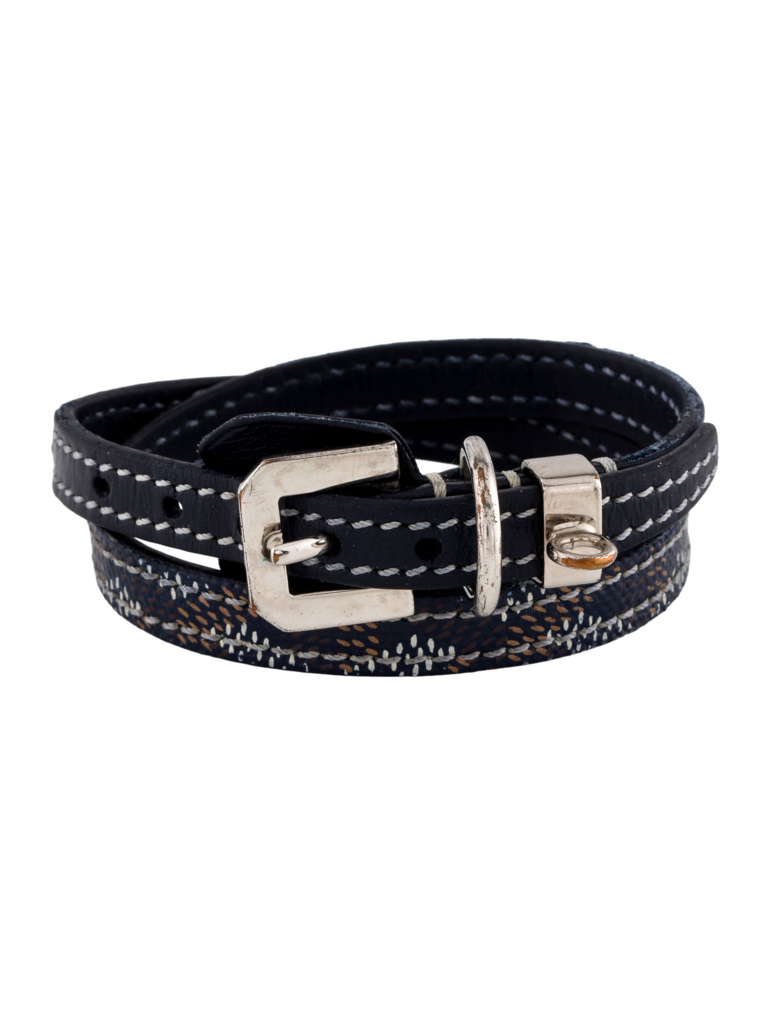 Goyard Leather Wrap Edmond Bracelet