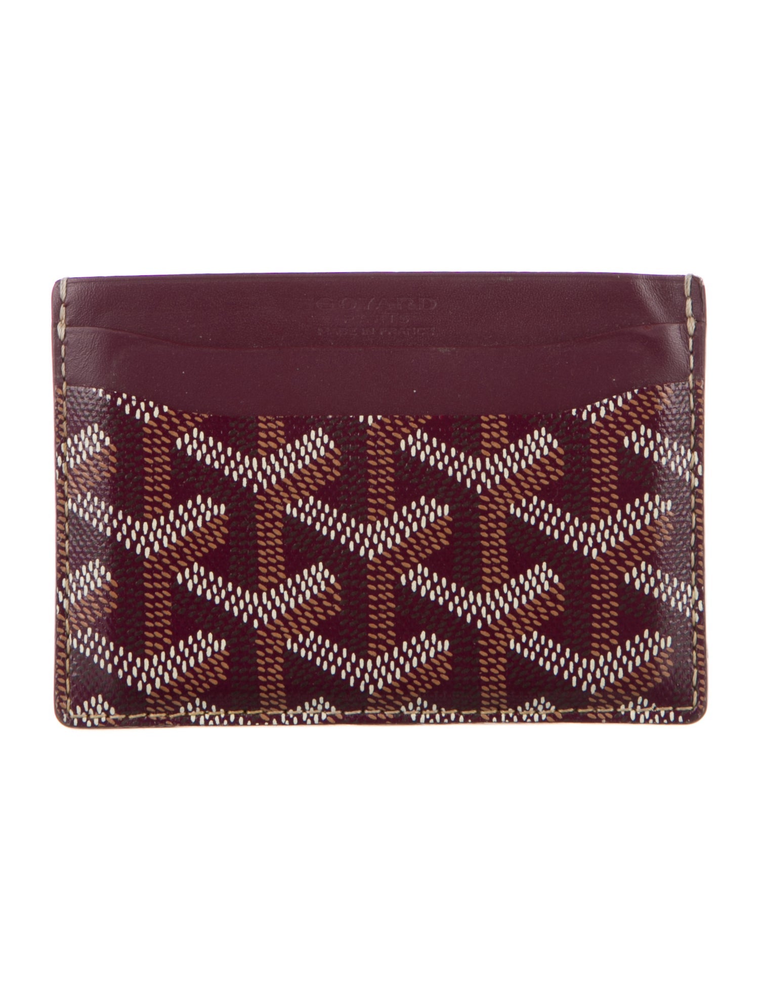 Goyard Goyardine Saint Sulpice Card Holder Goyardine Card Holder