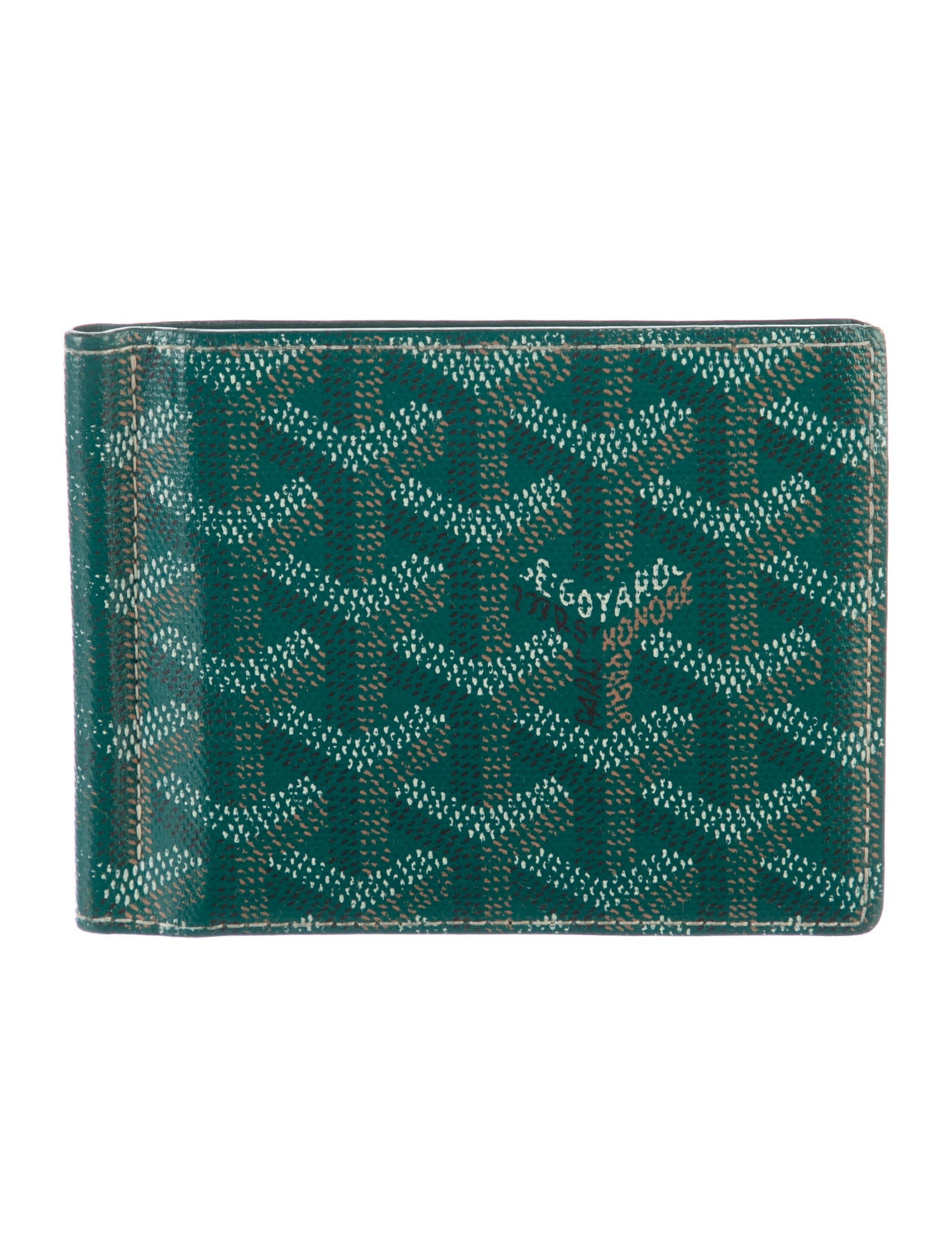Goyard 2019 Goyardine Saint Pierre Money Clip Wallet Wallet