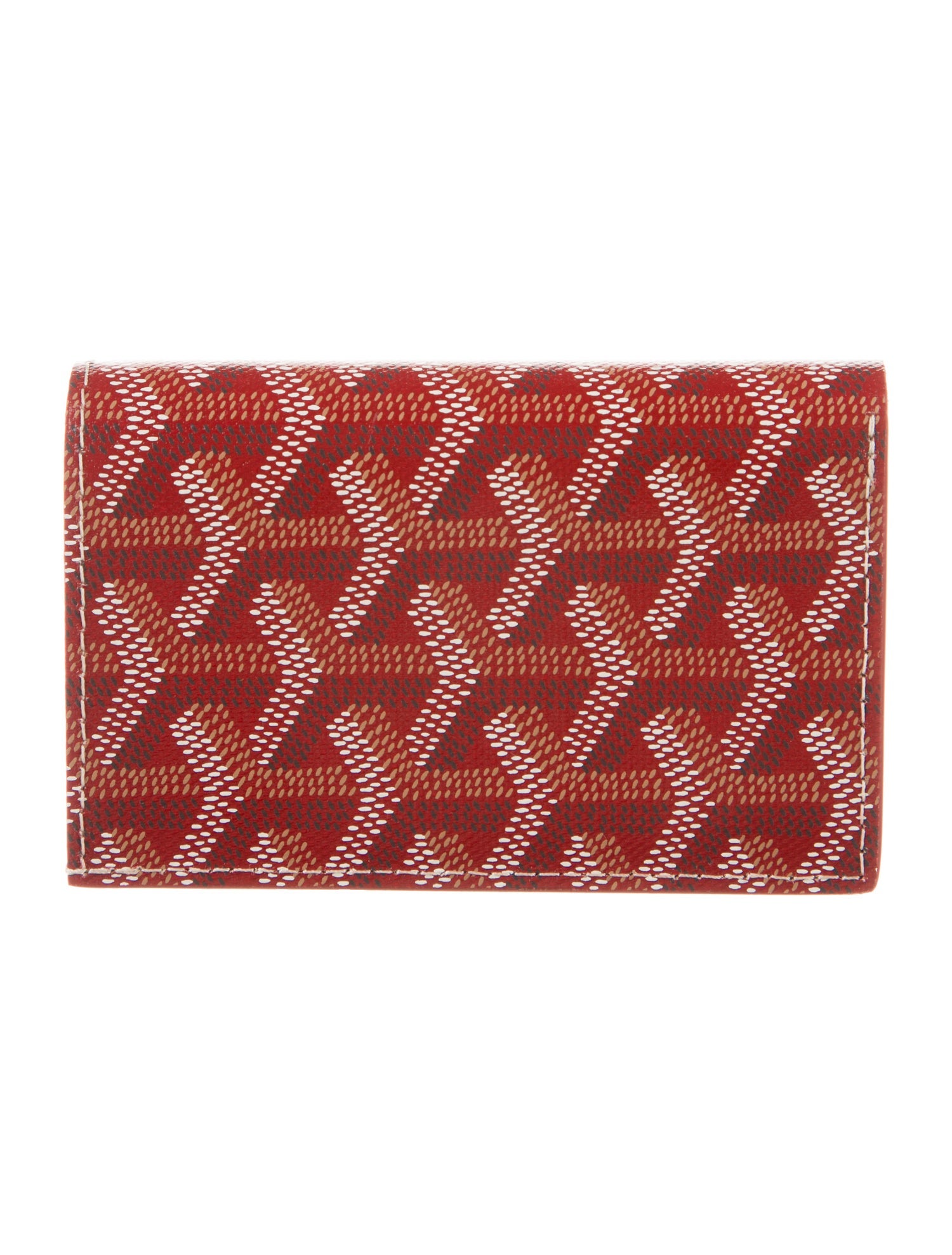 Goyard Leather Printed Card Holder