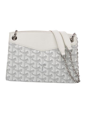 Pre-owned Goyard Ine Rouette Structure Mini 2024 In White