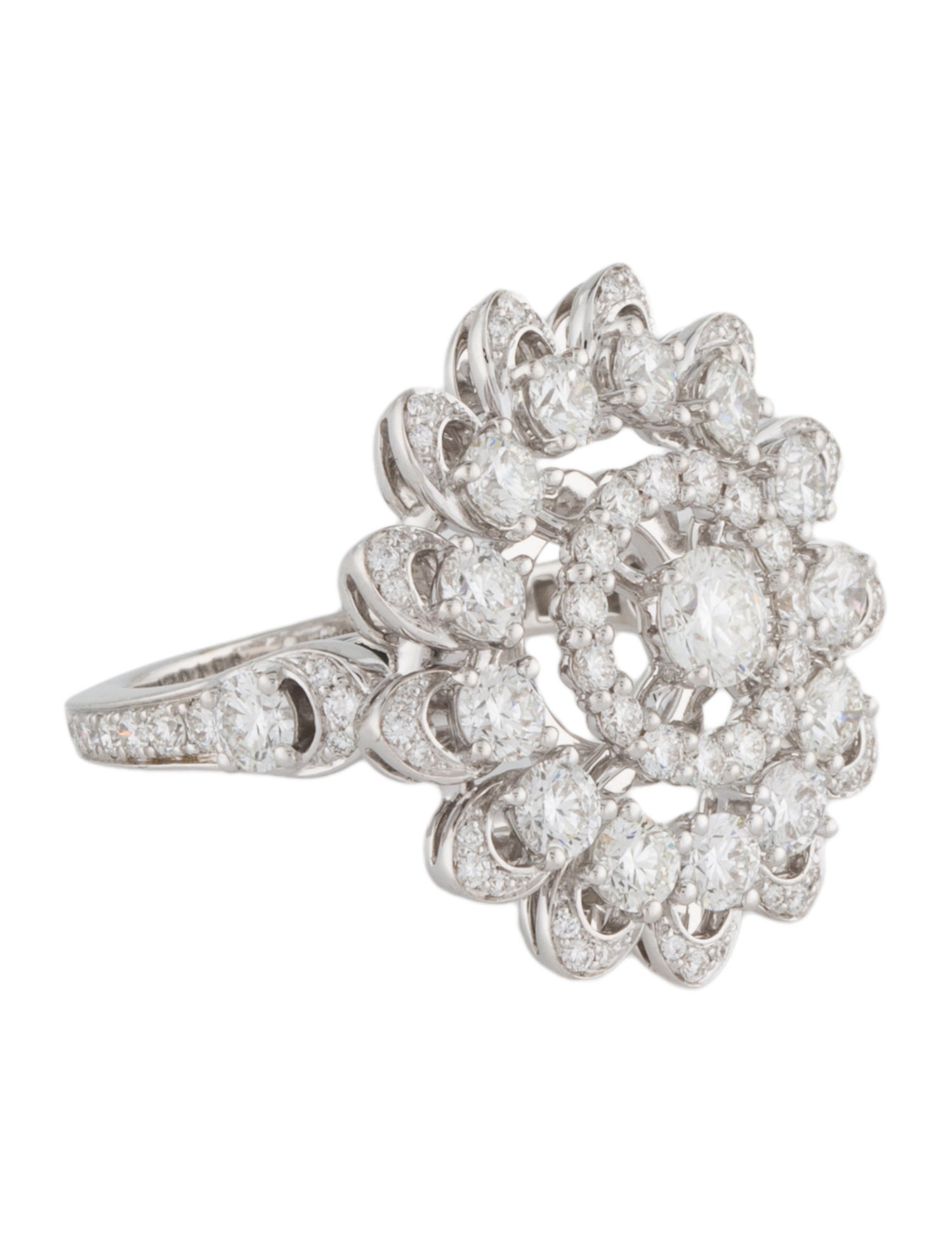 Graff 18K Gateway Pavé Diamond Ring