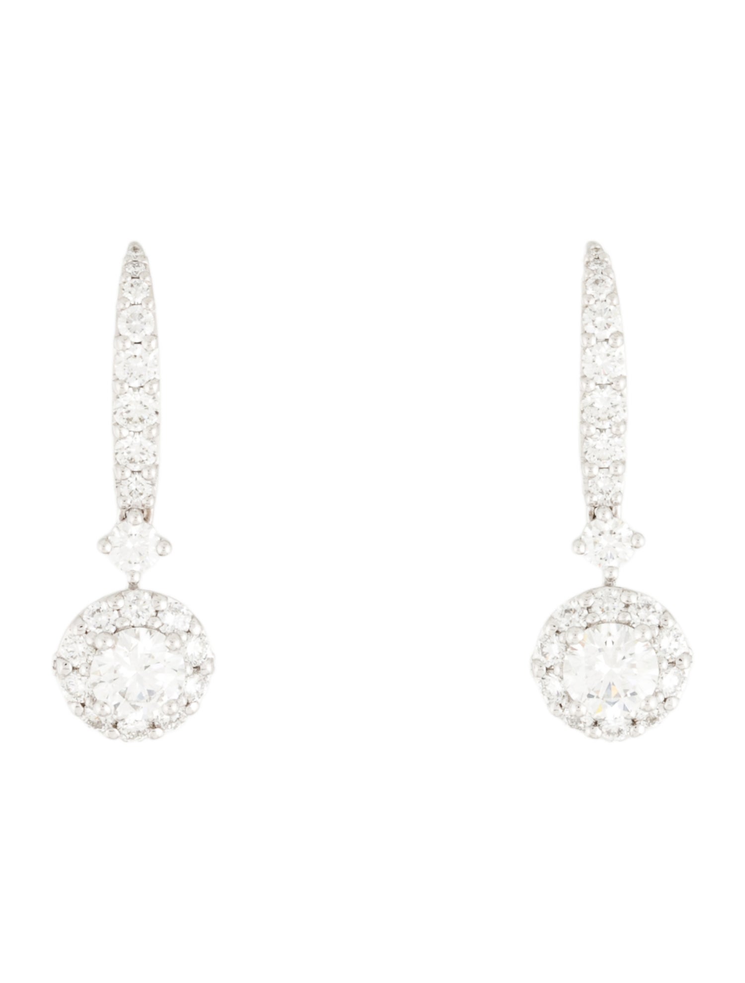 Graff 18K Diamond Icon Earrings