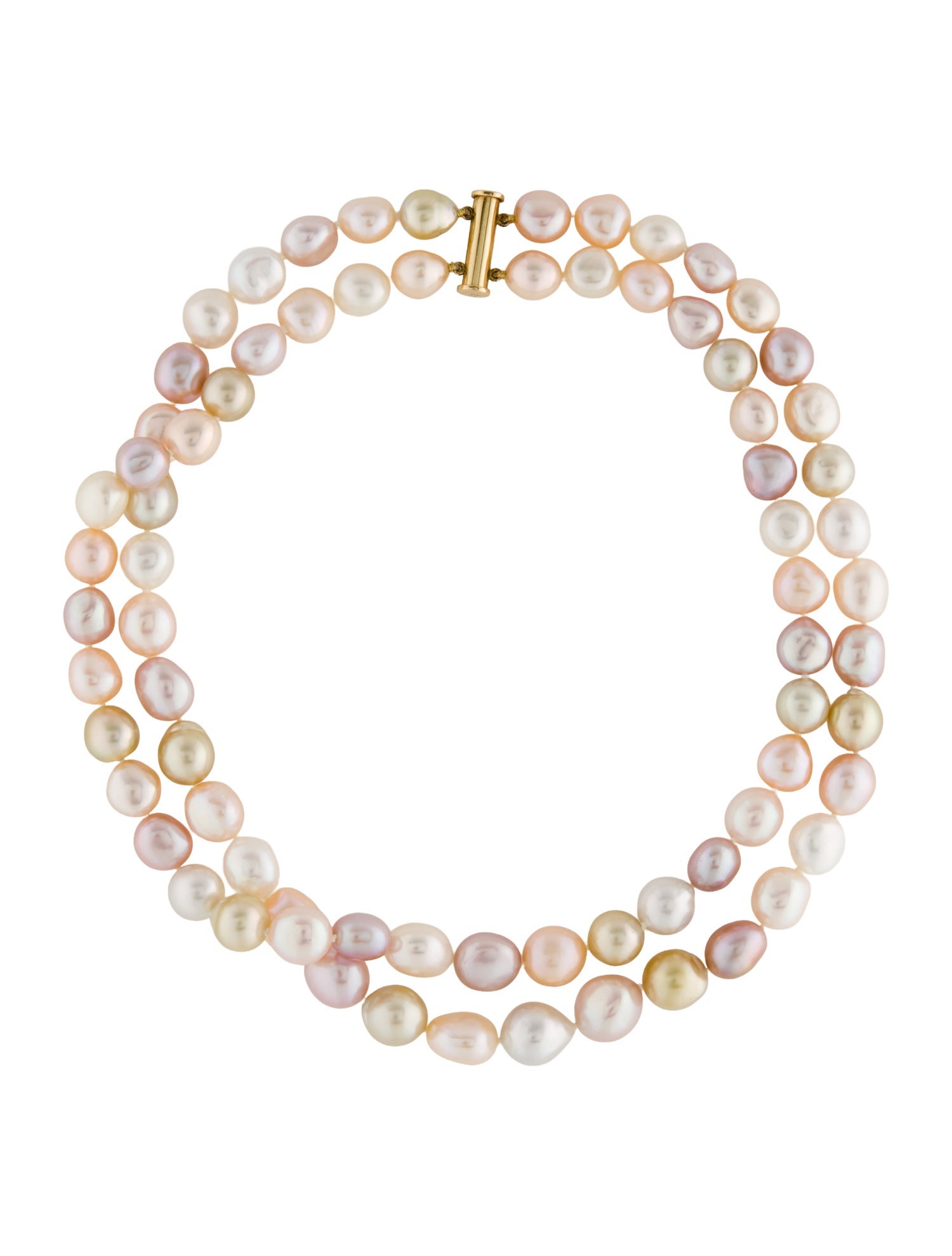 Graff 18K Pearl Double Strand Necklace