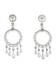 Graff 18K 10.44ctw Diamond 'Mini Gypsy' Drop Earrings