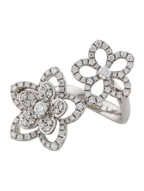 Graff Wild Flower Double Diamond Ring