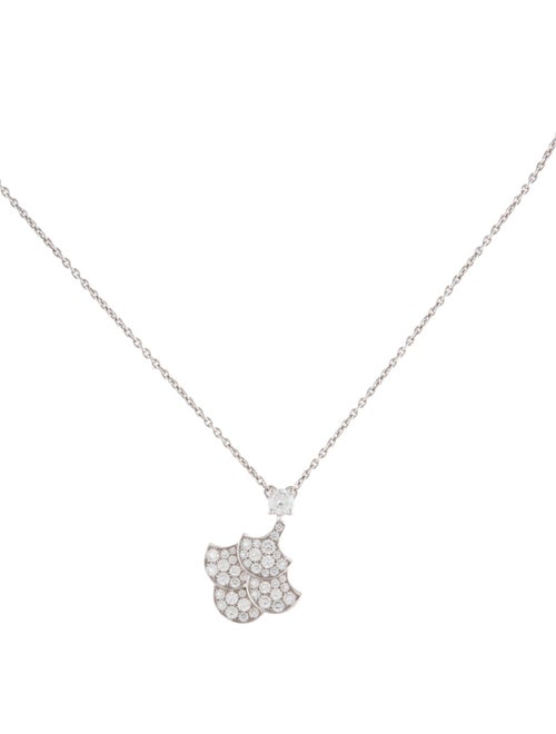 Graff 18K 1.01ctw Diamond Icon Pendant Necklace