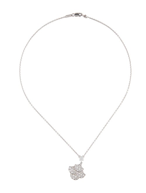 Graff 18K 1.01ctw Diamond Icon Pendant Necklace
