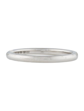 Graff Platinum D Shape Wedding Band