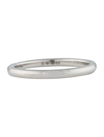 Graff Platinum D Shape Wedding Band