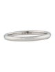 Graff Platinum D Shape Wedding Band