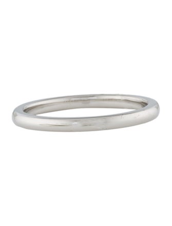 Graff Platinum D Shape Wedding Band