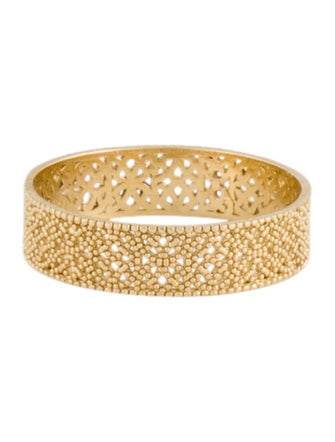 Grace Lee 14K Lace Straight Band