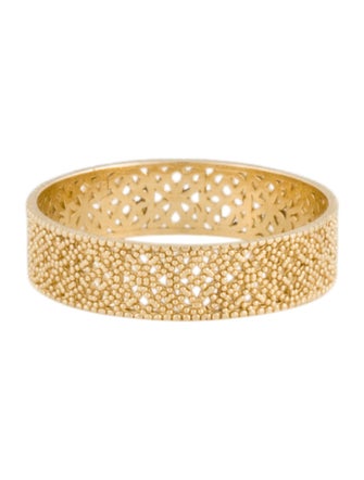 Grace Lee 14K Lace Straight Band